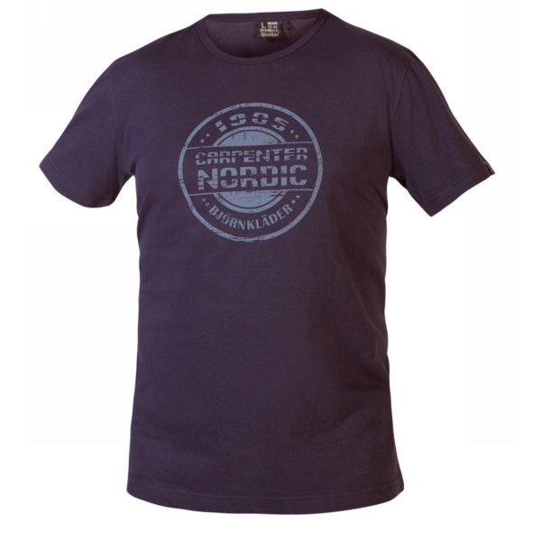 NORDIC T-shirt with print Navy
