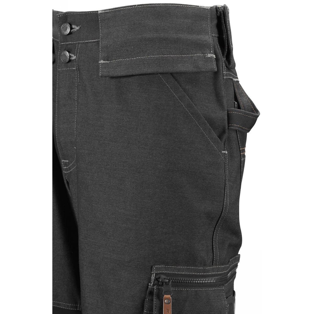 SOUL Carpenter Tool Pocket Pants Black - FaceLine Inc Store